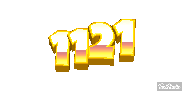1121 Text effect