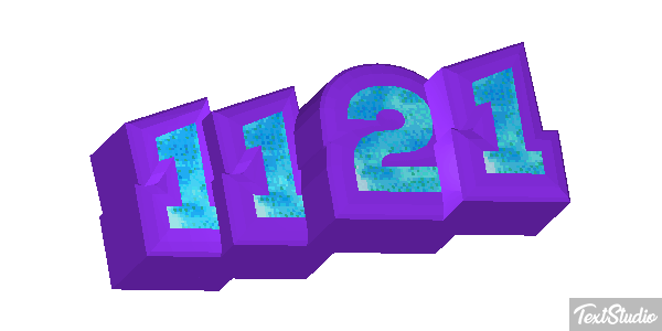 1121 Text effect