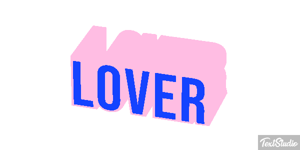 Lover Text effect