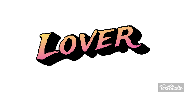 Lover Text effect