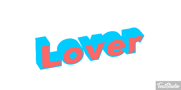 Lover Text effect