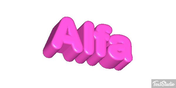 Alfa Text effect