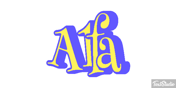 Alfa Text effect