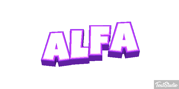 Alfa Text effect