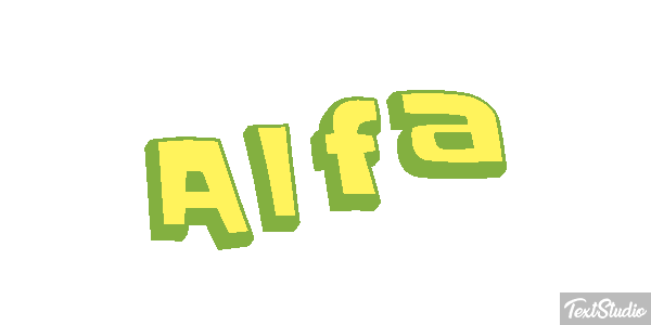 Alfa Text effect