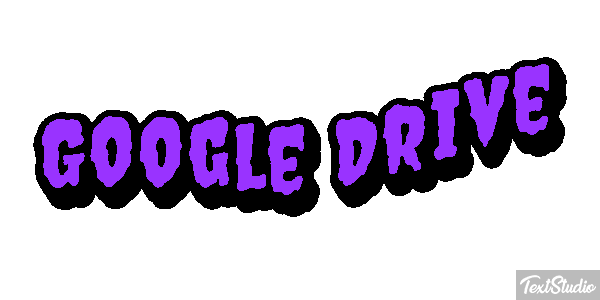 Google Drive Text effect