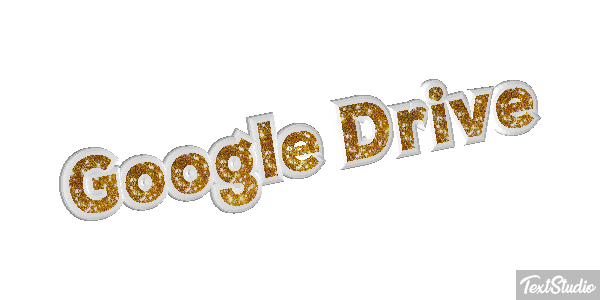 Google Drive Text effect