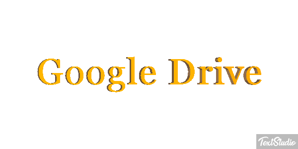 Google Drive Text effect