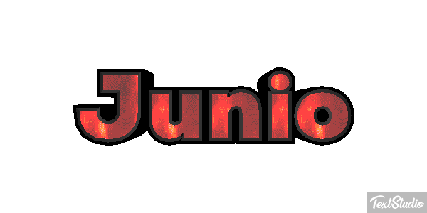 Junio Efecto de texto
