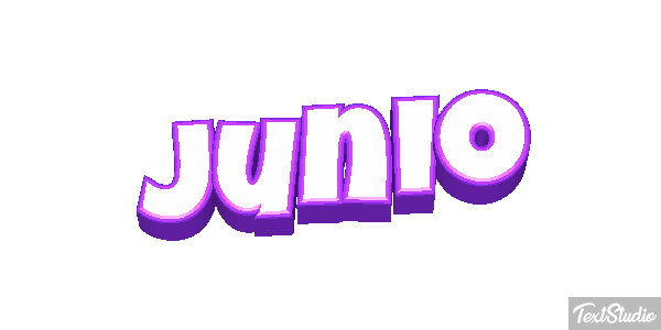 Junio Efecto de texto