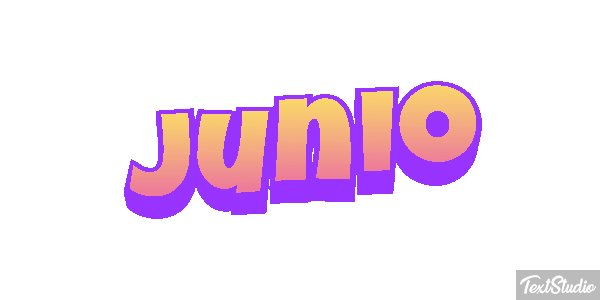 Junio Efecto de texto