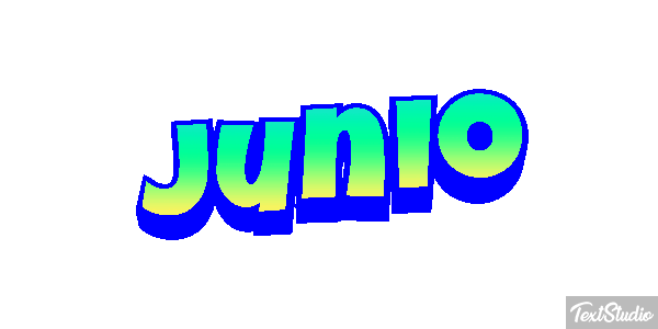 Junio Efecto de texto