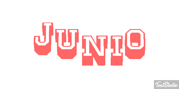 Junio Efecto de texto