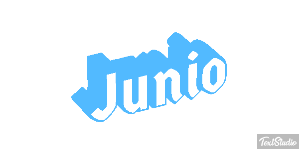 Junio Efecto de texto