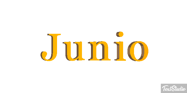 Junio Efecto de texto