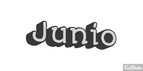 Junio Efecto de texto