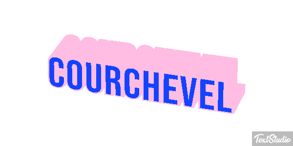 Courchevel Efekt tekstowy
