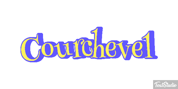Courchevel Efekt tekstowy