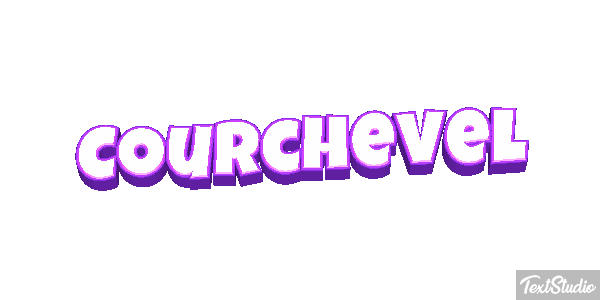 Courchevel Efekt tekstowy
