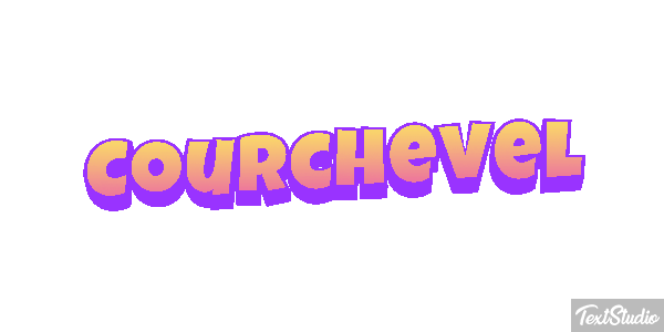 Courchevel Efekt tekstowy