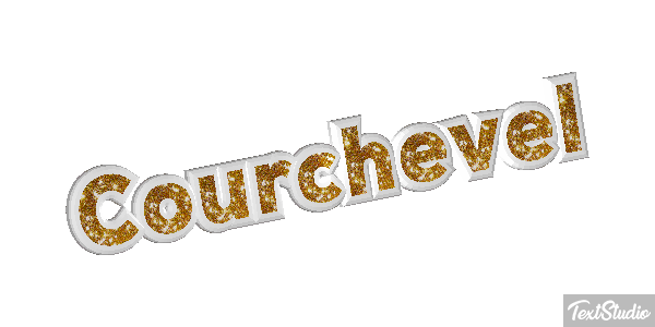 Courchevel Efekt tekstowy