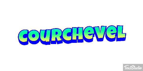Courchevel Efekt tekstowy