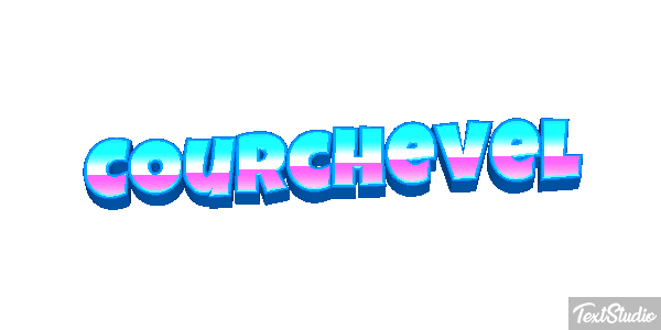 Courchevel Efekt tekstowy