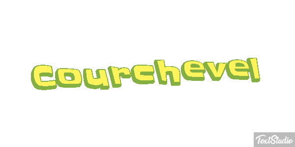 Courchevel Efekt tekstowy