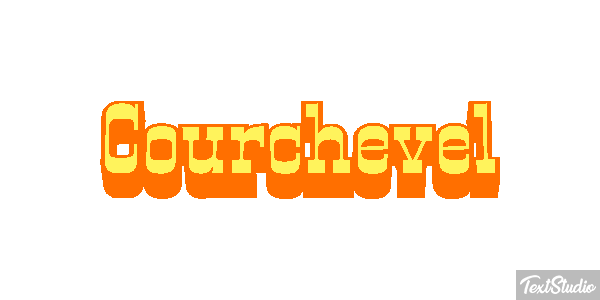 Courchevel Efekt tekstowy