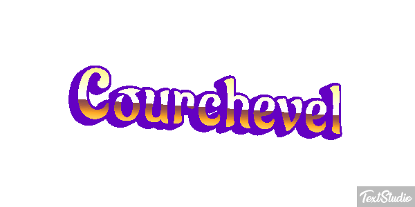 Courchevel Efekt tekstowy