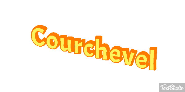 Courchevel Efekt tekstowy