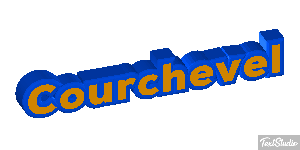 Courchevel Efekt tekstowy