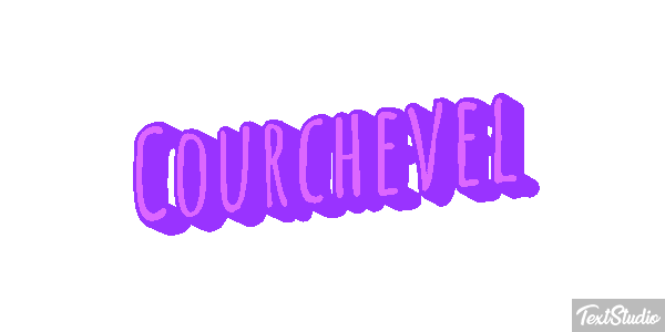 Courchevel Efekt tekstowy