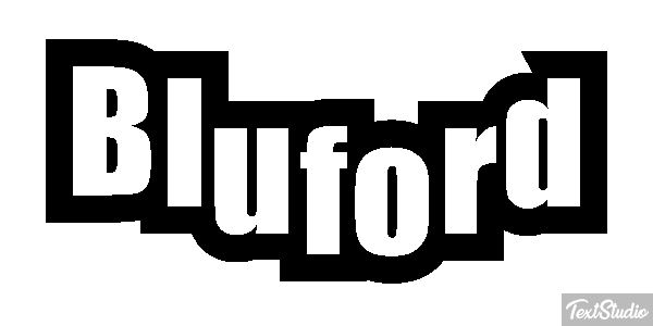 Bluford Effet de texte