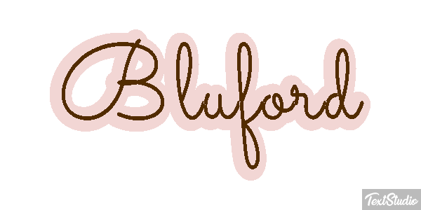 Bluford Effet de texte