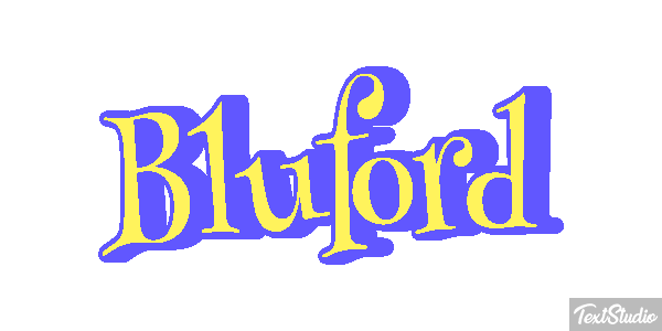 Bluford Effet de texte