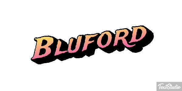 Bluford Effet de texte