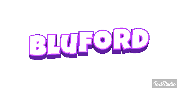 Bluford Effet de texte