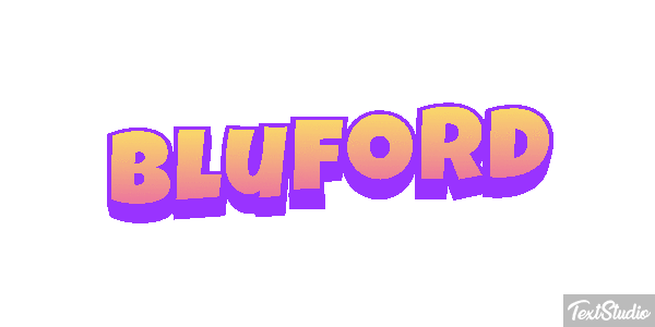 Bluford Effet de texte