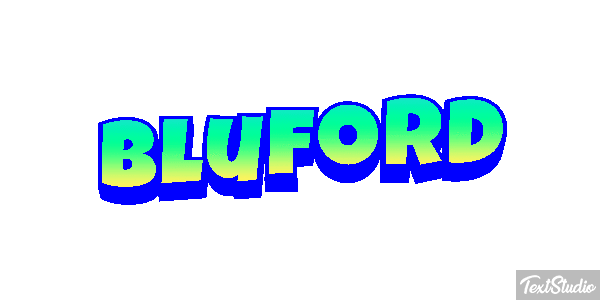 Bluford Effet de texte