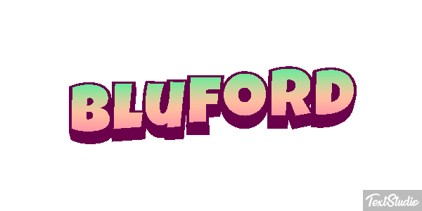Bluford Effet de texte