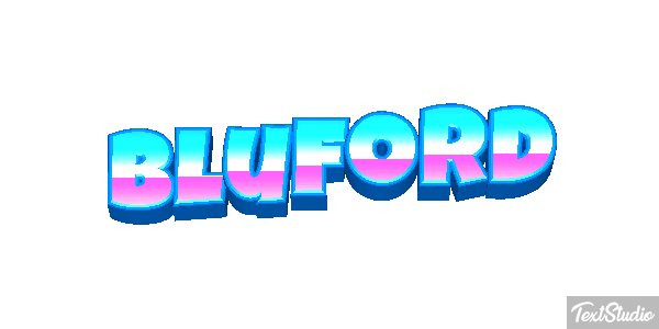 Bluford Effet de texte