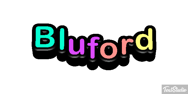 Bluford Effet de texte