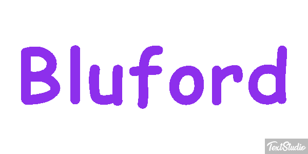Bluford Effet de texte