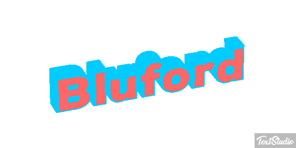 Bluford Effet de texte