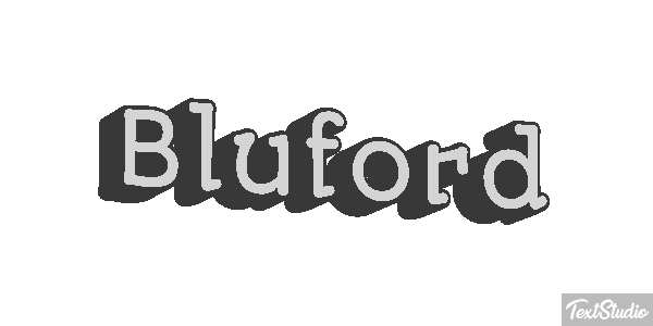 Bluford Effet de texte