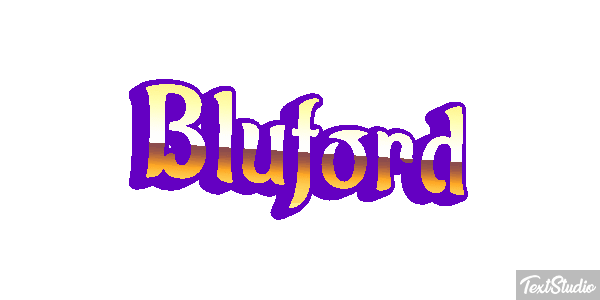 Bluford Effet de texte