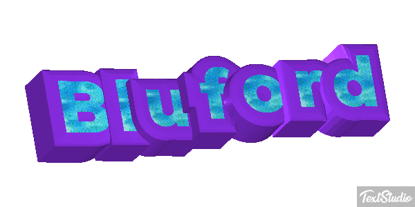 Bluford Effet de texte