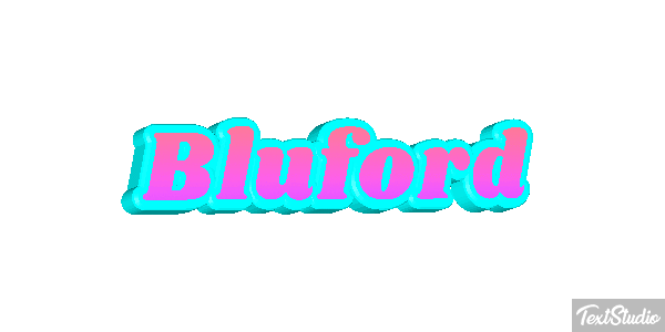 Bluford Effet de texte