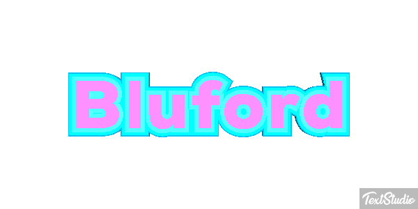Bluford Effet de texte